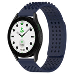20mm 孔透氣 3D 點矽膠錶帶，適用於 Samsung Galaxy Watch 6 Classic 43mm，適用於 Samsung Galaxy Watch 5 Pro 高爾夫版，適用於 Samsung Galaxy Watch 5 高爾夫版