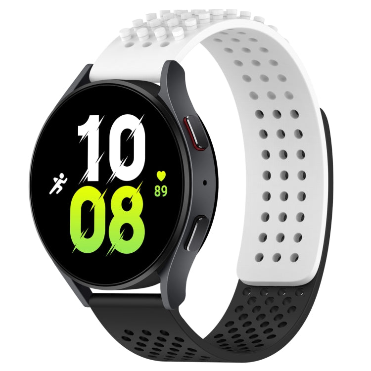 20mm 孔透氣 3D 點矽膠錶帶，適用於 Samsung Galaxy Watch 5 44mm，適用於 Samsung Galaxy Watch 5 Pro 45mm，適用於 Samsung Galaxy Watch 5 40mm