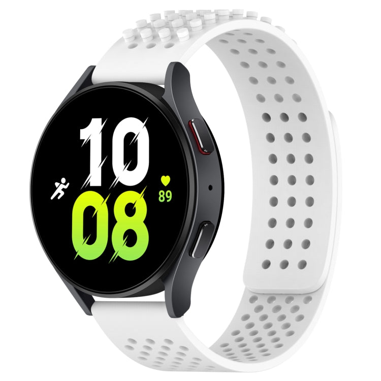 20mm 孔透氣 3D 點矽膠錶帶，適用於 Samsung Galaxy Watch 5 44mm，適用於 Samsung Galaxy Watch 5 Pro 45mm，適用於 Samsung Galaxy Watch 5 40mm