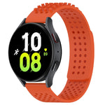 20mm 孔透氣 3D 點矽膠錶帶，適用於 Samsung Galaxy Watch 5 44mm，適用於 Samsung Galaxy Watch 5 Pro 45mm，適用於 Samsung Galaxy Watch 5 40mm