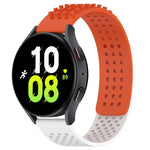 20mm 孔透氣 3D 點矽膠錶帶，適用於 Samsung Galaxy Watch 5 44mm，適用於 Samsung Galaxy Watch 5 Pro 45mm，適用於 Samsung Galaxy Watch 5 40mm