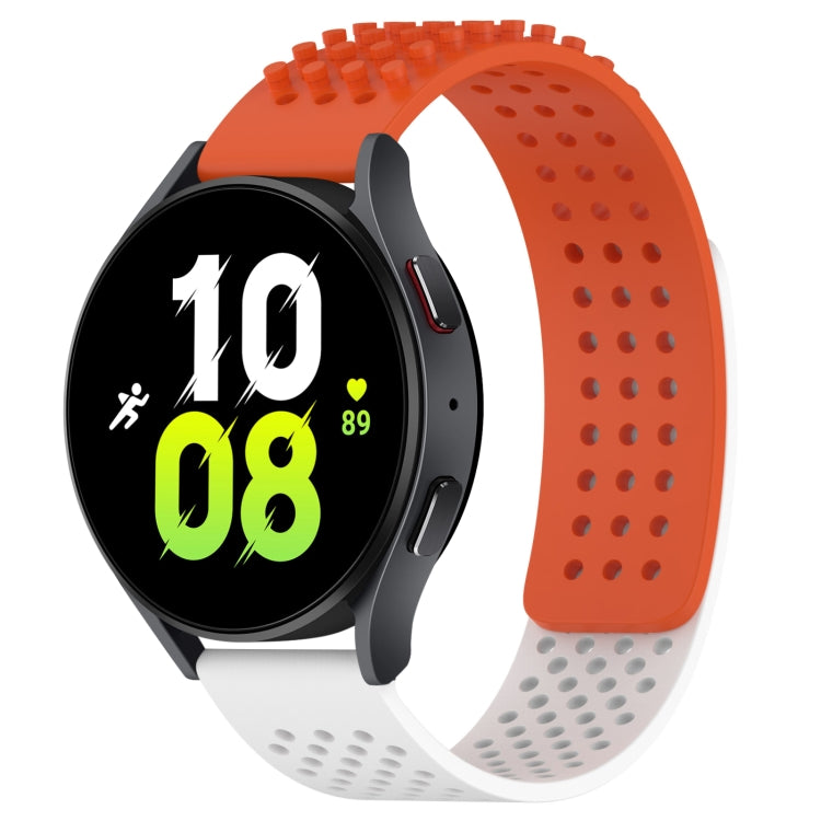 20mm 孔透氣 3D 點矽膠錶帶，適用於 Samsung Galaxy Watch 5 44mm，適用於 Samsung Galaxy Watch 5 Pro 45mm，適用於 Samsung Galaxy Watch 5 40mm