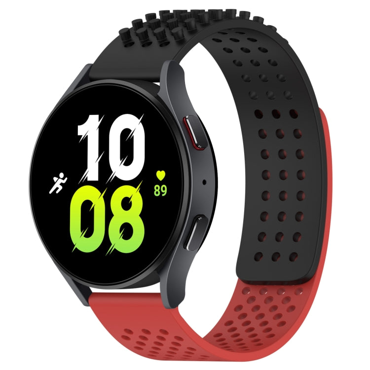 20mm 孔透氣 3D 點矽膠錶帶，適用於 Samsung Galaxy Watch 5 44mm，適用於 Samsung Galaxy Watch 5 Pro 45mm，適用於 Samsung Galaxy Watch 5 40mm