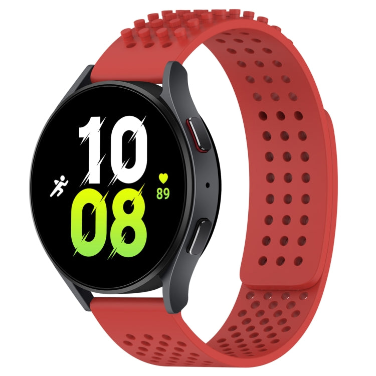 20mm 孔透氣 3D 點矽膠錶帶，適用於 Samsung Galaxy Watch 5 44mm，適用於 Samsung Galaxy Watch 5 Pro 45mm，適用於 Samsung Galaxy Watch 5 40mm