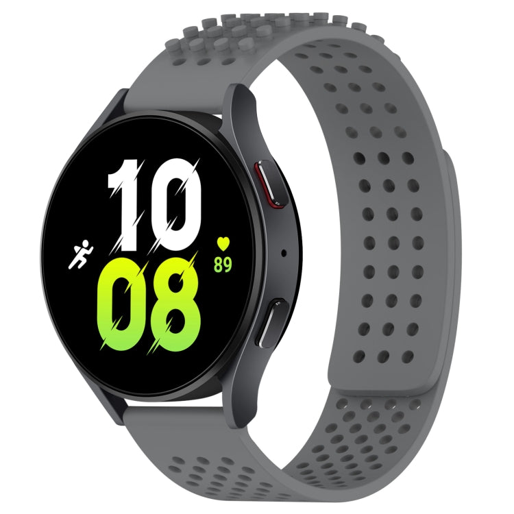 20mm 孔透氣 3D 點矽膠錶帶，適用於 Samsung Galaxy Watch 5 44mm，適用於 Samsung Galaxy Watch 5 Pro 45mm，適用於 Samsung Galaxy Watch 5 40mm