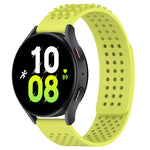 20mm 孔透氣 3D 點矽膠錶帶，適用於 Samsung Galaxy Watch 5 44mm，適用於 Samsung Galaxy Watch 5 Pro 45mm，適用於 Samsung Galaxy Watch 5 40mm