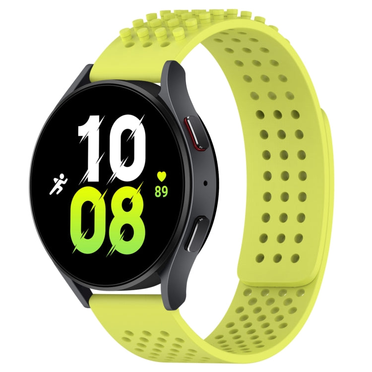 20mm 孔透氣 3D 點矽膠錶帶，適用於 Samsung Galaxy Watch 5 44mm，適用於 Samsung Galaxy Watch 5 Pro 45mm，適用於 Samsung Galaxy Watch 5 40mm