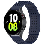 20mm 孔透氣 3D 點矽膠錶帶，適用於 Samsung Galaxy Watch 5 44mm，適用於 Samsung Galaxy Watch 5 Pro 45mm，適用於 Samsung Galaxy Watch 5 40mm