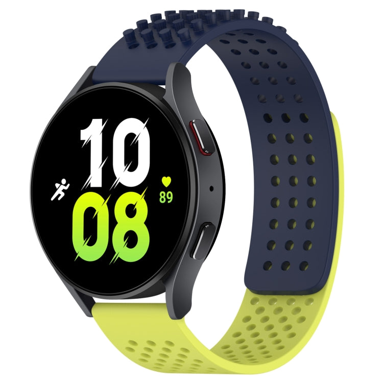 20mm 孔透氣 3D 點矽膠錶帶，適用於 Samsung Galaxy Watch 5 44mm，適用於 Samsung Galaxy Watch 5 Pro 45mm，適用於 Samsung Galaxy Watch 5 40mm