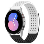 20mm 孔透氣 3D 點矽膠錶帶，適用於 Samsung Galaxy Watch 5 44mm，適用於 Samsung Galaxy Watch 5 Pro 45mm，適用於 Samsung Galaxy Watch 5 40mm