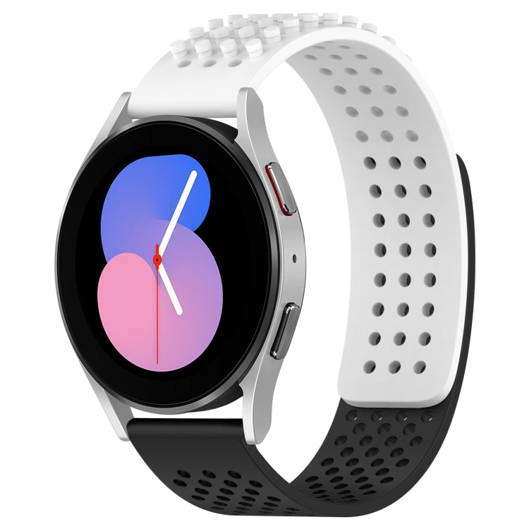 20mm 孔透氣 3D 點矽膠錶帶，適用於 Samsung Galaxy Watch 5 44mm，適用於 Samsung Galaxy Watch 5 Pro 45mm，適用於 Samsung Galaxy Watch 5 40mm