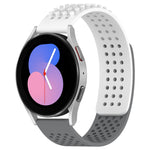 20mm 孔透氣 3D 點矽膠錶帶，適用於 Samsung Galaxy Watch 5 44mm，適用於 Samsung Galaxy Watch 5 Pro 45mm，適用於 Samsung Galaxy Watch 5 40mm