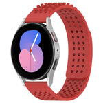 20mm 孔透氣 3D 點矽膠錶帶，適用於 Samsung Galaxy Watch 5 44mm，適用於 Samsung Galaxy Watch 5 Pro 45mm，適用於 Samsung Galaxy Watch 5 40mm