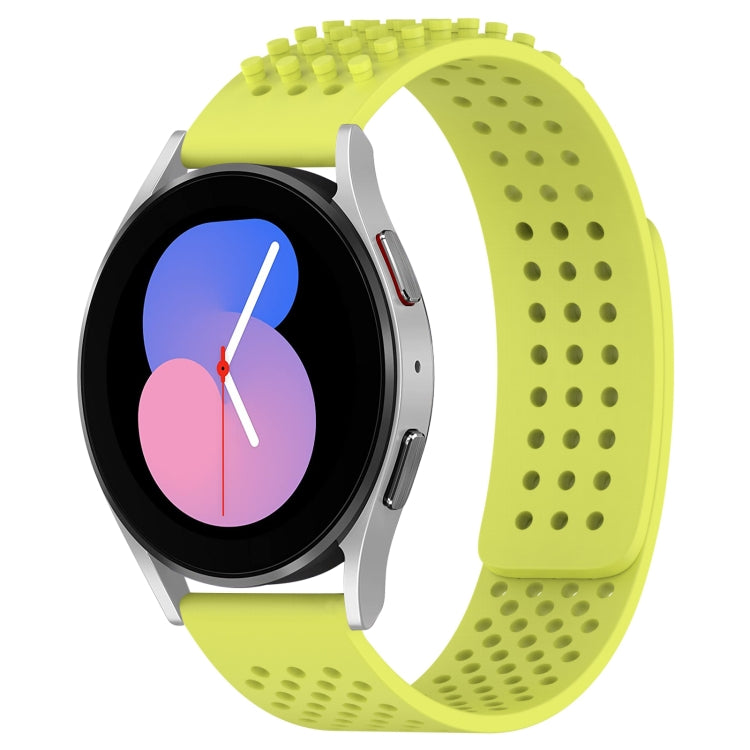 20mm 孔透氣 3D 點矽膠錶帶，適用於 Samsung Galaxy Watch 5 44mm，適用於 Samsung Galaxy Watch 5 Pro 45mm，適用於 Samsung Galaxy Watch 5 40mm