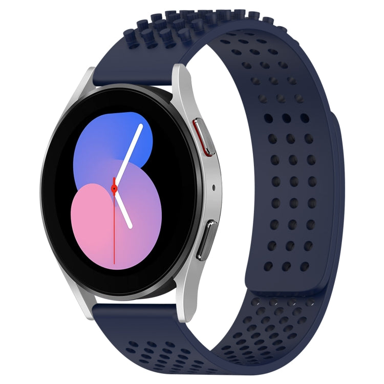 20mm 孔透氣 3D 點矽膠錶帶，適用於 Samsung Galaxy Watch 5 44mm，適用於 Samsung Galaxy Watch 5 Pro 45mm，適用於 Samsung Galaxy Watch 5 40mm