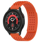 20mm 孔透氣 3D 點矽膠錶帶，適用於 Samsung Galaxy Watch 5 44mm，適用於 Samsung Galaxy Watch 5 Pro 45mm，適用於 Samsung Galaxy Watch 5 40mm