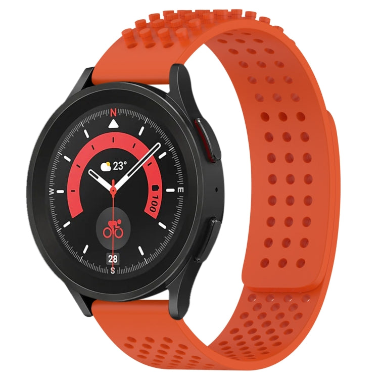 20mm 孔透氣 3D 點矽膠錶帶，適用於 Samsung Galaxy Watch 5 44mm，適用於 Samsung Galaxy Watch 5 Pro 45mm，適用於 Samsung Galaxy Watch 5 40mm