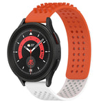 20mm 孔透氣 3D 點矽膠錶帶，適用於 Samsung Galaxy Watch 5 44mm，適用於 Samsung Galaxy Watch 5 Pro 45mm，適用於 Samsung Galaxy Watch 5 40mm
