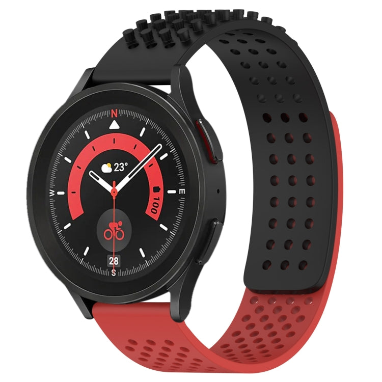 20mm 孔透氣 3D 點矽膠錶帶，適用於 Samsung Galaxy Watch 5 44mm，適用於 Samsung Galaxy Watch 5 Pro 45mm，適用於 Samsung Galaxy Watch 5 40mm