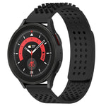 20mm 孔透氣 3D 點矽膠錶帶，適用於 Samsung Galaxy Watch 5 44mm，適用於 Samsung Galaxy Watch 5 Pro 45mm，適用於 Samsung Galaxy Watch 5 40mm