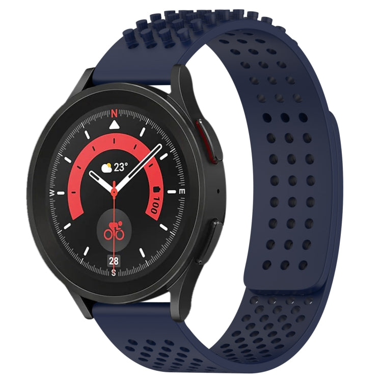 20mm 孔透氣 3D 點矽膠錶帶，適用於 Samsung Galaxy Watch 5 44mm，適用於 Samsung Galaxy Watch 5 Pro 45mm，適用於 Samsung Galaxy Watch 5 40mm