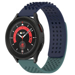 20mm 孔透氣 3D 點矽膠錶帶，適用於 Samsung Galaxy Watch 5 44mm，適用於 Samsung Galaxy Watch 5 Pro 45mm，適用於 Samsung Galaxy Watch 5 40mm