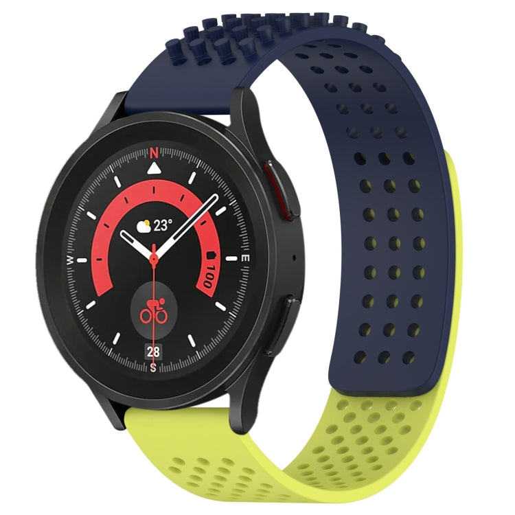 20mm 孔透氣 3D 點矽膠錶帶，適用於 Samsung Galaxy Watch 5 44mm，適用於 Samsung Galaxy Watch 5 Pro 45mm，適用於 Samsung Galaxy Watch 5 40mm