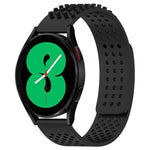 20mm 孔透氣 3D 點矽膠錶帶，適用於 Samsung Galaxy Watch 4 44mm，適用於 Samsung Galaxy Watch 4 40mm，適用於 Samsung Galaxy Watch 4 Classic 46mm