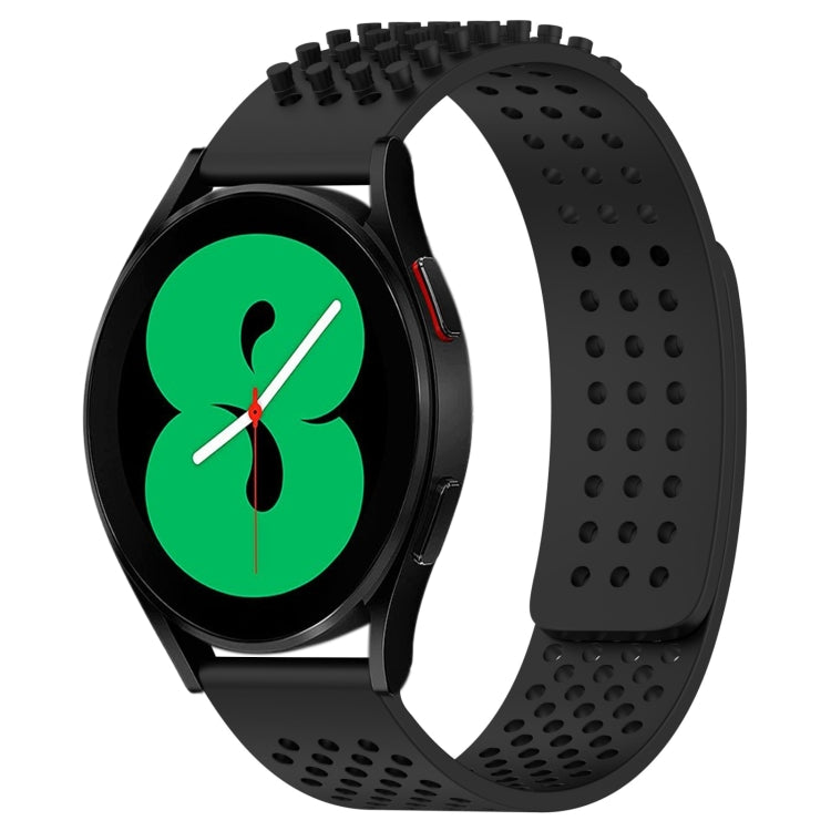 20mm 孔透氣 3D 點矽膠錶帶，適用於 Samsung Galaxy Watch 4 44mm，適用於 Samsung Galaxy Watch 4 40mm，適用於 Samsung Galaxy Watch 4 Classic 46mm