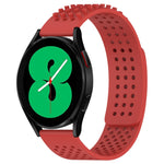 20mm 孔透氣 3D 點矽膠錶帶，適用於 Samsung Galaxy Watch 4 44mm，適用於 Samsung Galaxy Watch 4 40mm，適用於 Samsung Galaxy Watch 4 Classic 46mm