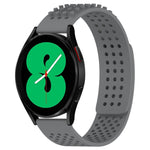 20mm 孔透氣 3D 點矽膠錶帶，適用於 Samsung Galaxy Watch 4 44mm，適用於 Samsung Galaxy Watch 4 40mm，適用於 Samsung Galaxy Watch 4 Classic 46mm