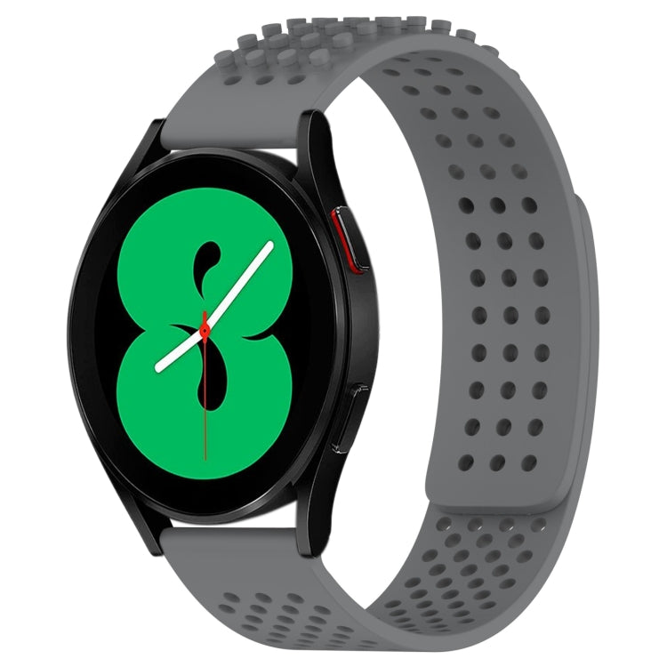 20mm 孔透氣 3D 點矽膠錶帶，適用於 Samsung Galaxy Watch 4 44mm，適用於 Samsung Galaxy Watch 4 40mm，適用於 Samsung Galaxy Watch 4 Classic 46mm