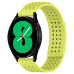20mm 孔透氣 3D 點矽膠錶帶，適用於 Samsung Galaxy Watch 4 44mm，適用於 Samsung Galaxy Watch 4 40mm，適用於 Samsung Galaxy Watch 4 Classic 46mm