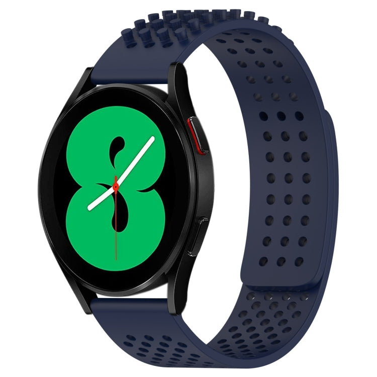 20mm 孔透氣 3D 點矽膠錶帶，適用於 Samsung Galaxy Watch 4 44mm，適用於 Samsung Galaxy Watch 4 40mm，適用於 Samsung Galaxy Watch 4 Classic 46mm