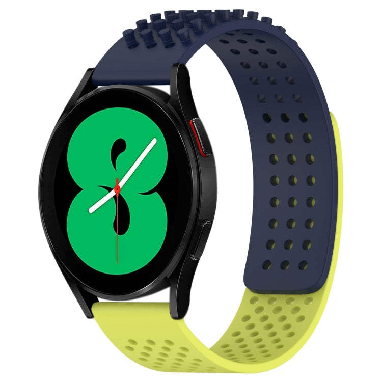 20mm 孔透氣 3D 點矽膠錶帶，適用於 Samsung Galaxy Watch 4 44mm，適用於 Samsung Galaxy Watch 4 40mm，適用於 Samsung Galaxy Watch 4 Classic 46mm