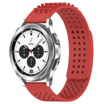 20mm Holes Breathable 3D Dots Silicone Watch Band, For Samsung  Galaxy Watch 4 Classic 42mm, For Samsung Galaxy Watch Active 2 44mm, For Samsung Galaxy Watch Active 2 40mm