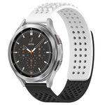 20mm 孔透氣 3D 點矽膠錶帶，適用於 Samsung Galaxy Watch 4 44mm，適用於 Samsung Galaxy Watch 4 40mm，適用於 Samsung Galaxy Watch 4 Classic 46mm