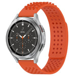 20mm 孔透氣 3D 點矽膠錶帶，適用於 Samsung Galaxy Watch 4 44mm，適用於 Samsung Galaxy Watch 4 40mm，適用於 Samsung Galaxy Watch 4 Classic 46mm