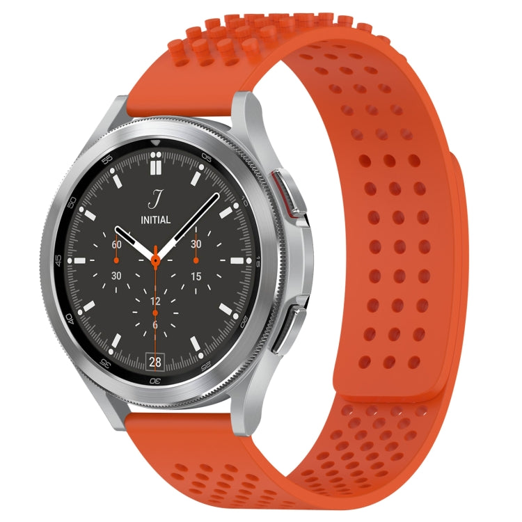 20mm 孔透氣 3D 點矽膠錶帶，適用於 Samsung Galaxy Watch 4 44mm，適用於 Samsung Galaxy Watch 4 40mm，適用於 Samsung Galaxy Watch 4 Classic 46mm