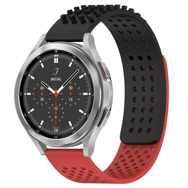 20mm 孔透氣 3D 點矽膠錶帶，適用於 Samsung Galaxy Watch 4 44mm，適用於 Samsung Galaxy Watch 4 40mm，適用於 Samsung Galaxy Watch 4 Classic 46mm