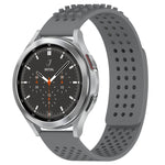 20mm 孔透氣 3D 點矽膠錶帶，適用於 Samsung Galaxy Watch 4 44mm，適用於 Samsung Galaxy Watch 4 40mm，適用於 Samsung Galaxy Watch 4 Classic 46mm