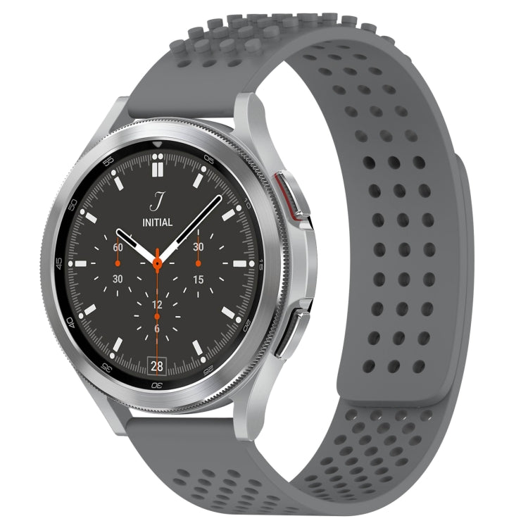 20mm 孔透氣 3D 點矽膠錶帶，適用於 Samsung Galaxy Watch 4 44mm，適用於 Samsung Galaxy Watch 4 40mm，適用於 Samsung Galaxy Watch 4 Classic 46mm