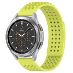 20mm 孔透氣 3D 點矽膠錶帶，適用於 Samsung Galaxy Watch 4 44mm，適用於 Samsung Galaxy Watch 4 40mm，適用於 Samsung Galaxy Watch 4 Classic 46mm