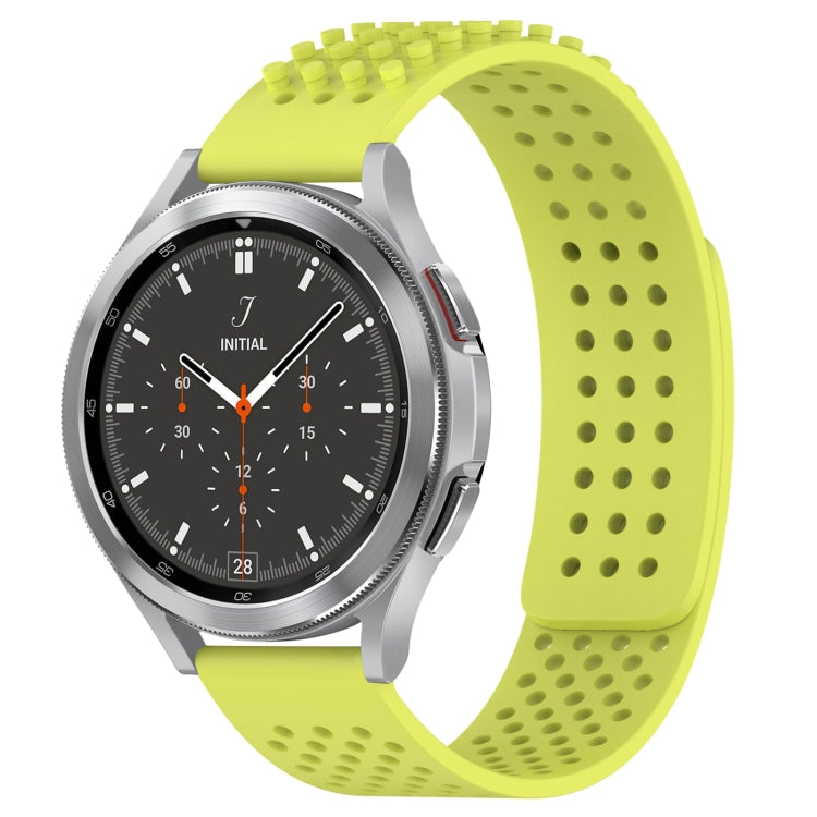 20mm 孔透氣 3D 點矽膠錶帶，適用於 Samsung Galaxy Watch 4 44mm，適用於 Samsung Galaxy Watch 4 40mm，適用於 Samsung Galaxy Watch 4 Classic 46mm