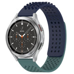 20mm 孔透氣 3D 點矽膠錶帶，適用於 Samsung Galaxy Watch 4 44mm，適用於 Samsung Galaxy Watch 4 40mm，適用於 Samsung Galaxy Watch 4 Classic 46mm