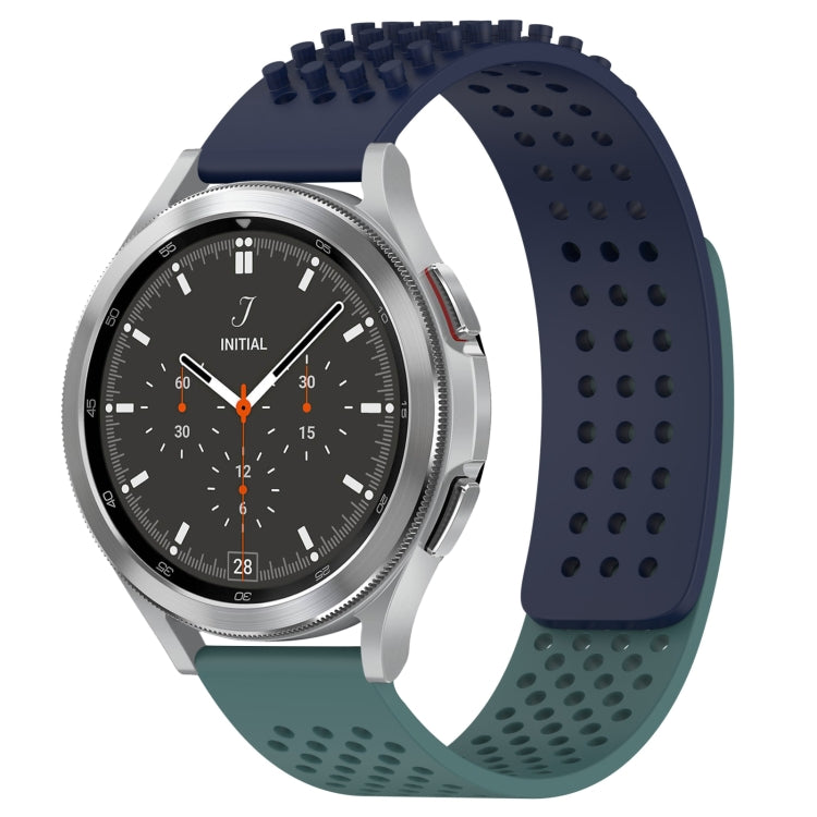 20mm 孔透氣 3D 點矽膠錶帶，適用於 Samsung Galaxy Watch 4 44mm，適用於 Samsung Galaxy Watch 4 40mm，適用於 Samsung Galaxy Watch 4 Classic 46mm