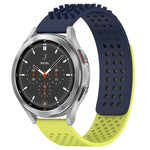 20mm 孔透氣 3D 點矽膠錶帶，適用於 Samsung Galaxy Watch 4 44mm，適用於 Samsung Galaxy Watch 4 40mm，適用於 Samsung Galaxy Watch 4 Classic 46mm