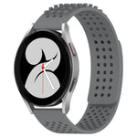 20mm 孔透氣 3D 點矽膠錶帶，適用於 Samsung Galaxy Watch 4 44mm，適用於 Samsung Galaxy Watch 4 40mm，適用於 Samsung Galaxy Watch 4 Classic 46mm