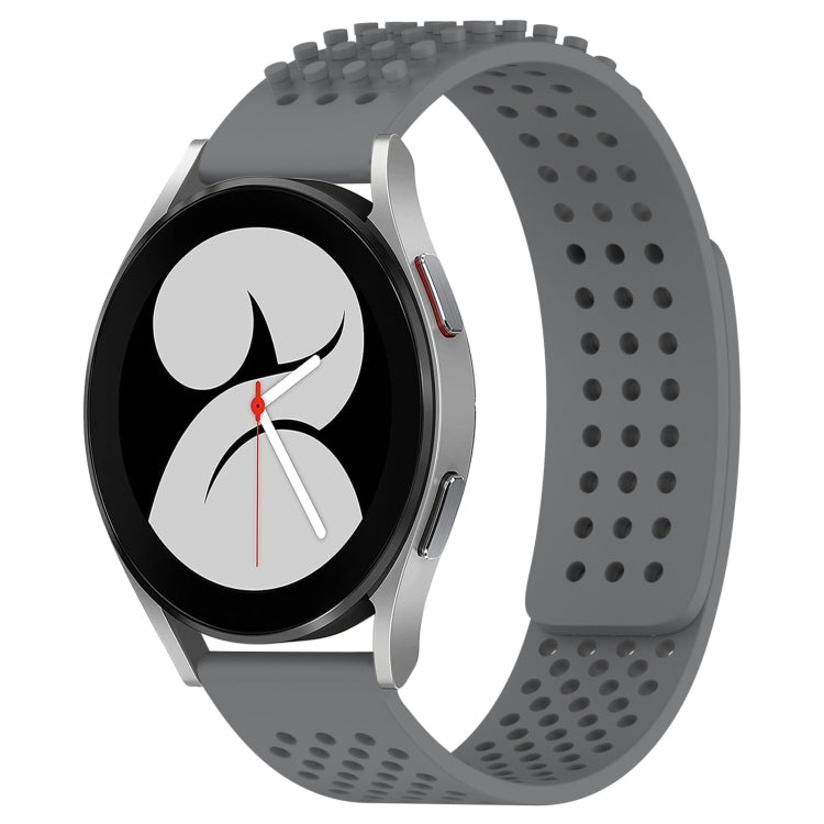 20mm 孔透氣 3D 點矽膠錶帶，適用於 Samsung Galaxy Watch 4 44mm，適用於 Samsung Galaxy Watch 4 40mm，適用於 Samsung Galaxy Watch 4 Classic 46mm