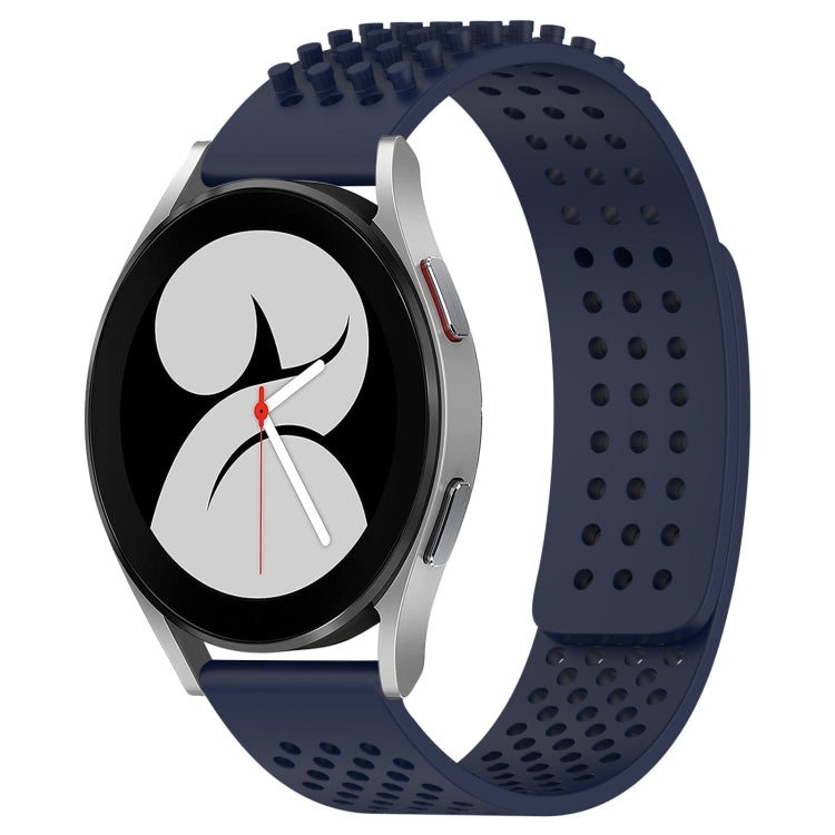 20mm 孔透氣 3D 點矽膠錶帶，適用於 Samsung Galaxy Watch 4 44mm，適用於 Samsung Galaxy Watch 4 40mm，適用於 Samsung Galaxy Watch 4 Classic 46mm